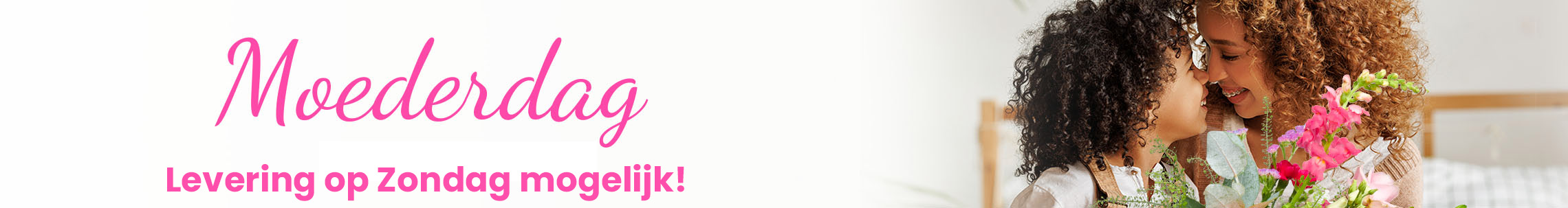 Banner Moederdag bloemen: jouw liefdevolle cadeau via Regiobloemist