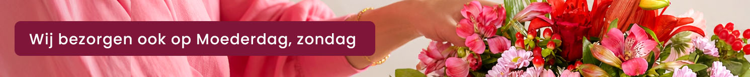 Banner Moederdag bloemen: jouw liefdevolle cadeau via Regiobloemist