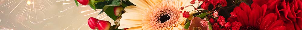 Banner Nieuwjaarsdag bloemen