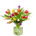 Bouquet of mixed tulips