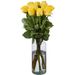 10 premium yellow roses