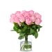 Roze rozen (40cm)