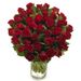 Dark red roses