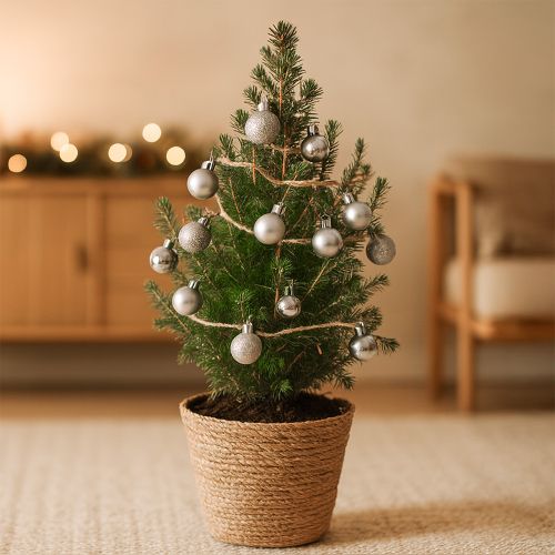Mini-Weihnachtsbaum Silber