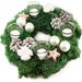 Christmas wreath white