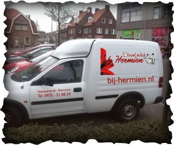 Bezorgauto Bloemboetiek Hermien