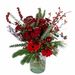 Christmas bouquet red