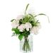 White carnations bouquet