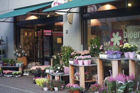 Voorkant bloemenwinkel Bloem en Kado Den Haag