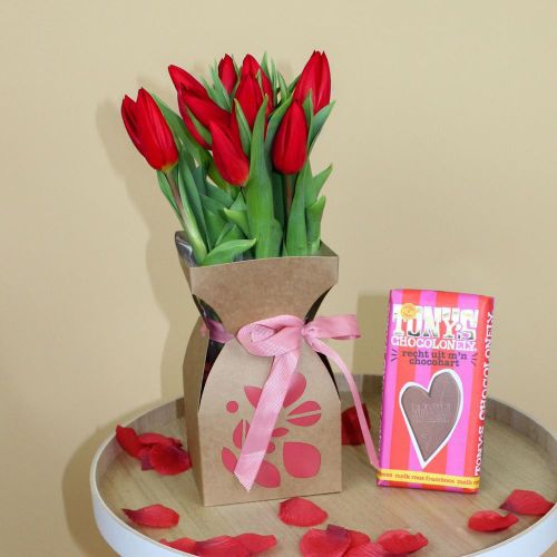 Valentijn Brievenbus Tulpen