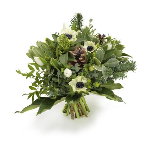 Christmas Bouquet white / green