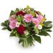 Rood en wit boeket