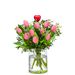 Loving pink tulips with heart (small)