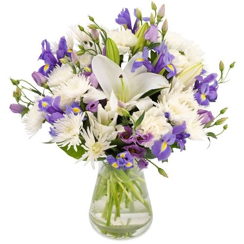 Soft blue bouquet