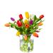 Bouquet of mixed tulips