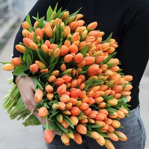 Grote bos oranje tulpen XL