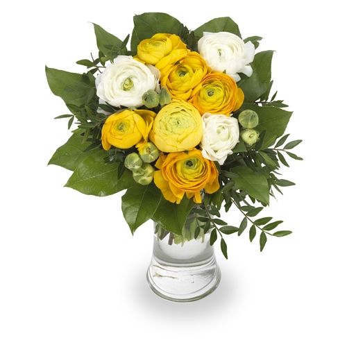 Jaune renoncules bouquet