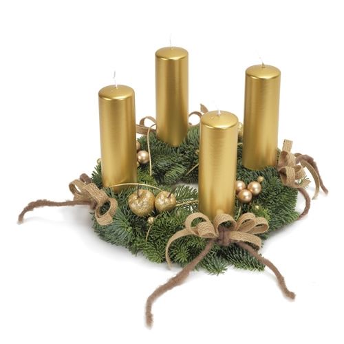 Vind kerstkrans goud in Kerst op