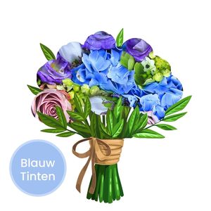 Blue / purple Surprise bouquet