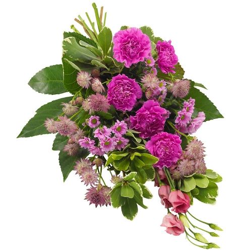 Purple Mourning Bouquet