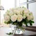 60 witte rozen | Kweker