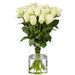 20 Weiße Rosen (50 cm)