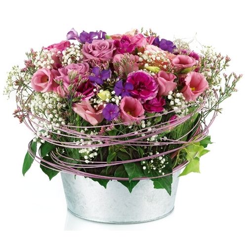 Flower arrangement (purple and lilac)
