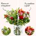 A seasonal bouquet every two weeks