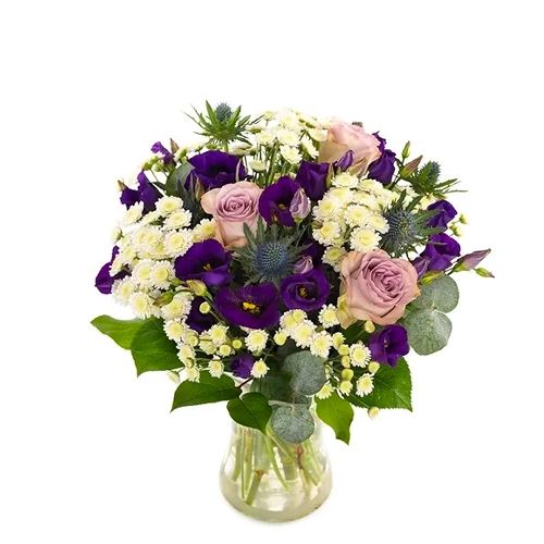 White purple bouquet