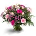 Rose bouquet with roses and gerbera