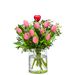 Loving Pink Tulips with Heart