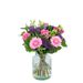 Roze en paars boeket (small)