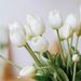 Wit tulpenboeket