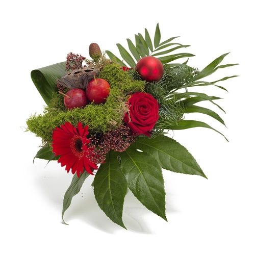 Weihnachtssträuße rot