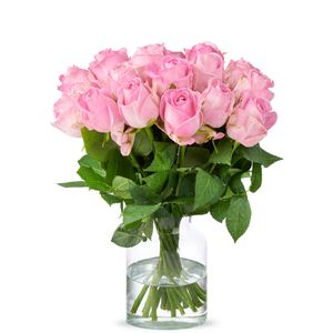 Pink roses (40 cm)