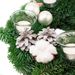 Christmas wreath white