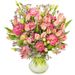 Mixed bouquet in pink colors