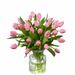 Roze tulpenboeket