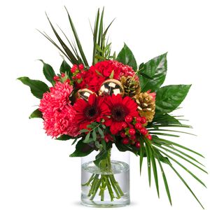 Red classic Christmas bouquet