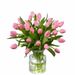 Bouquet de tulipes roses