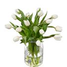 Wit tulpen boeket