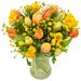 Orange and yellow spring bouquet