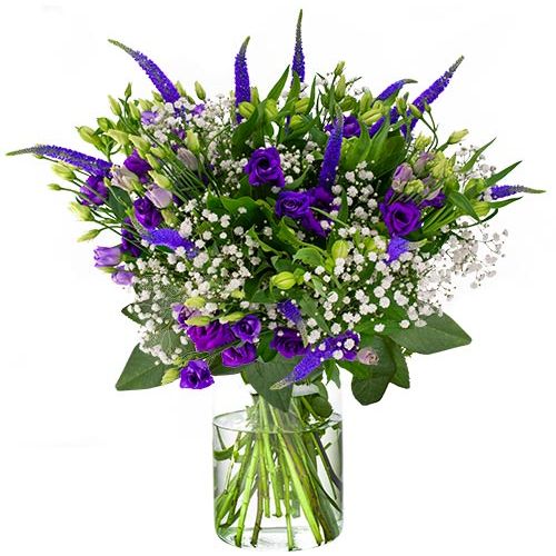Purple / Blue and White Bouquet