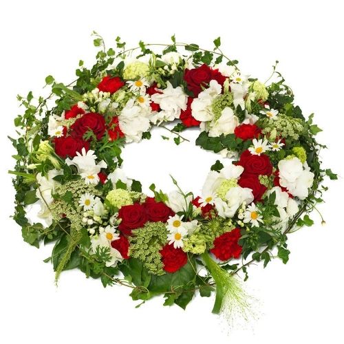 Timeless mourning wreath