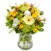 Yellow, green and white Easter bouquet