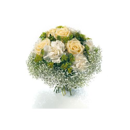 Bouquet romantique blanc