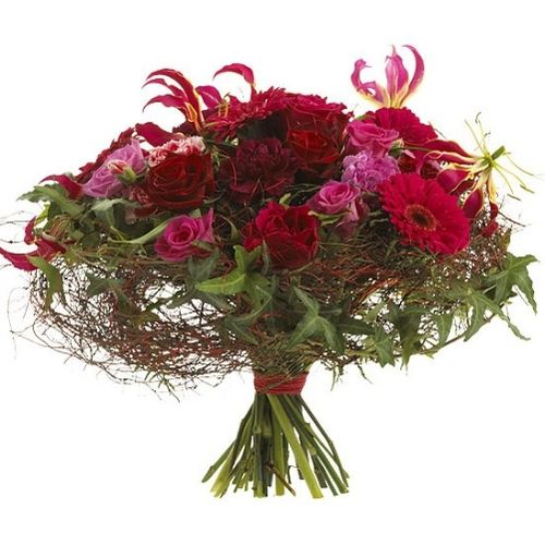 Blumenstrauß in rot und pink