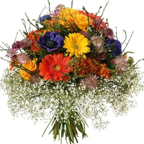 Blumenstrauß in bunt