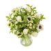 White bouquet with ao anemones