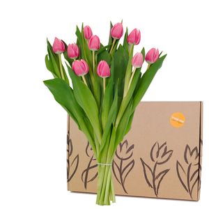 Boîte aux lettres joyeuses tulipes multicolores